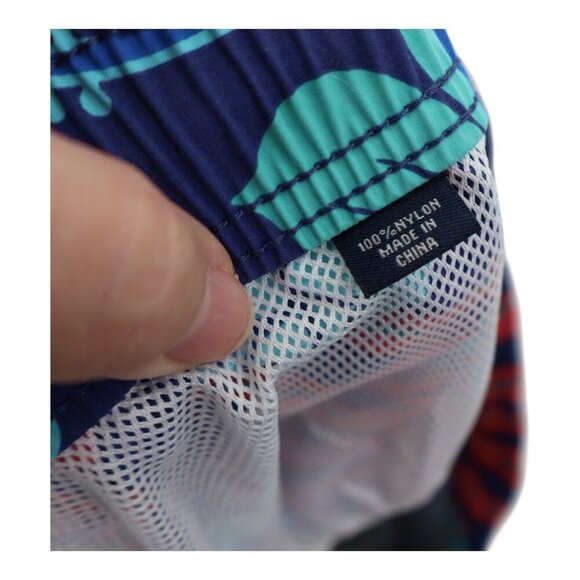 Reyn Spooner Swimming Trunks Shorts Size 2XL Blue Red Maritime Sea Floral - Picture 7 of 7